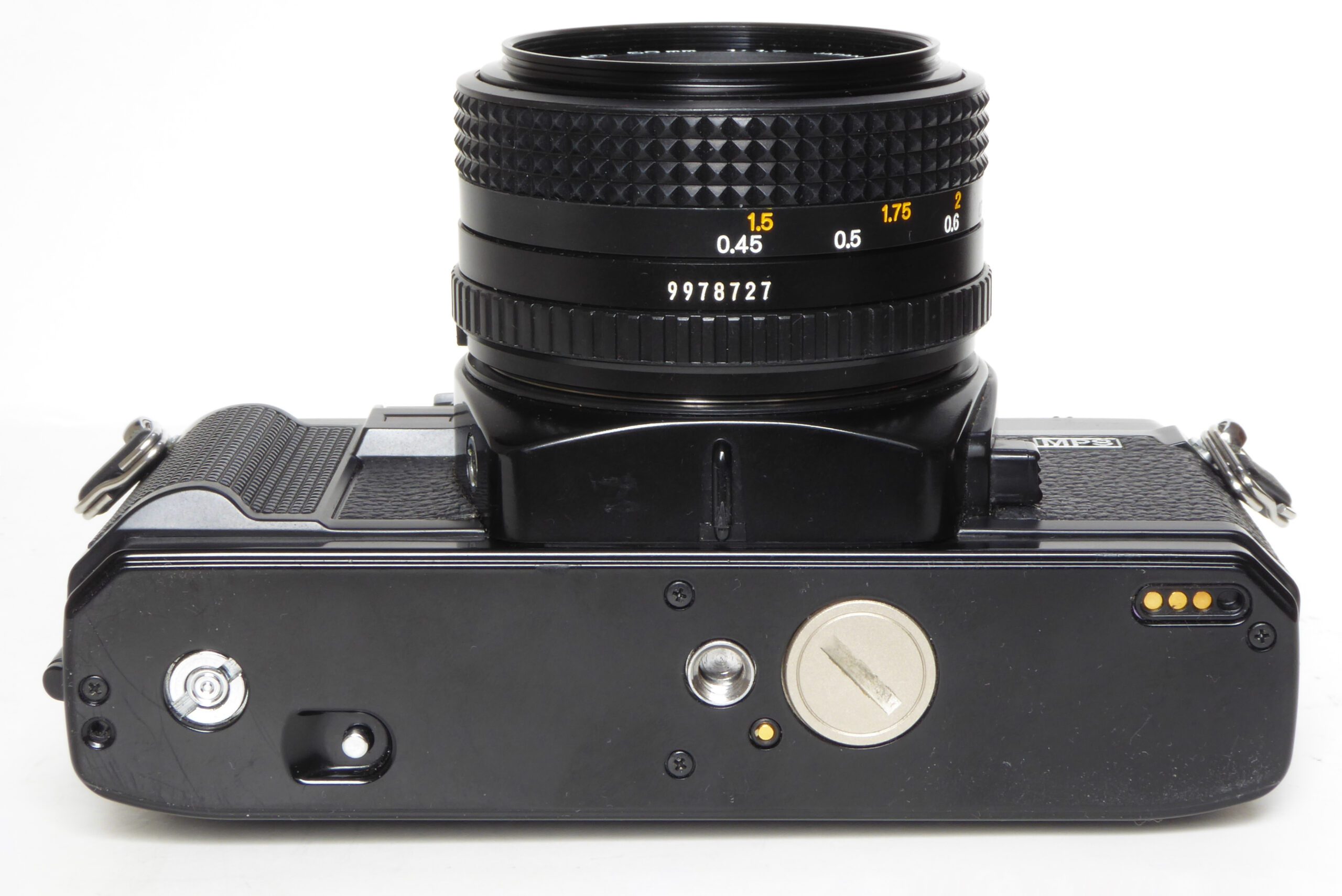 Minolta X-700 35mm Film Camera Bottom View