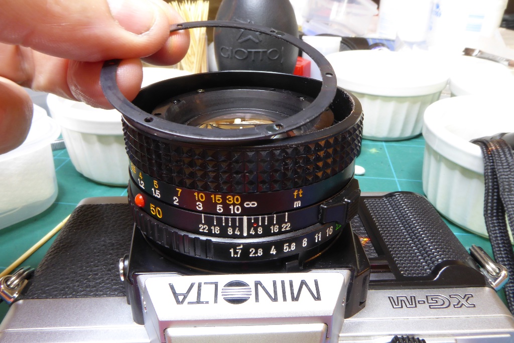 Minolta MD 50mm f1.7 Lens Repair