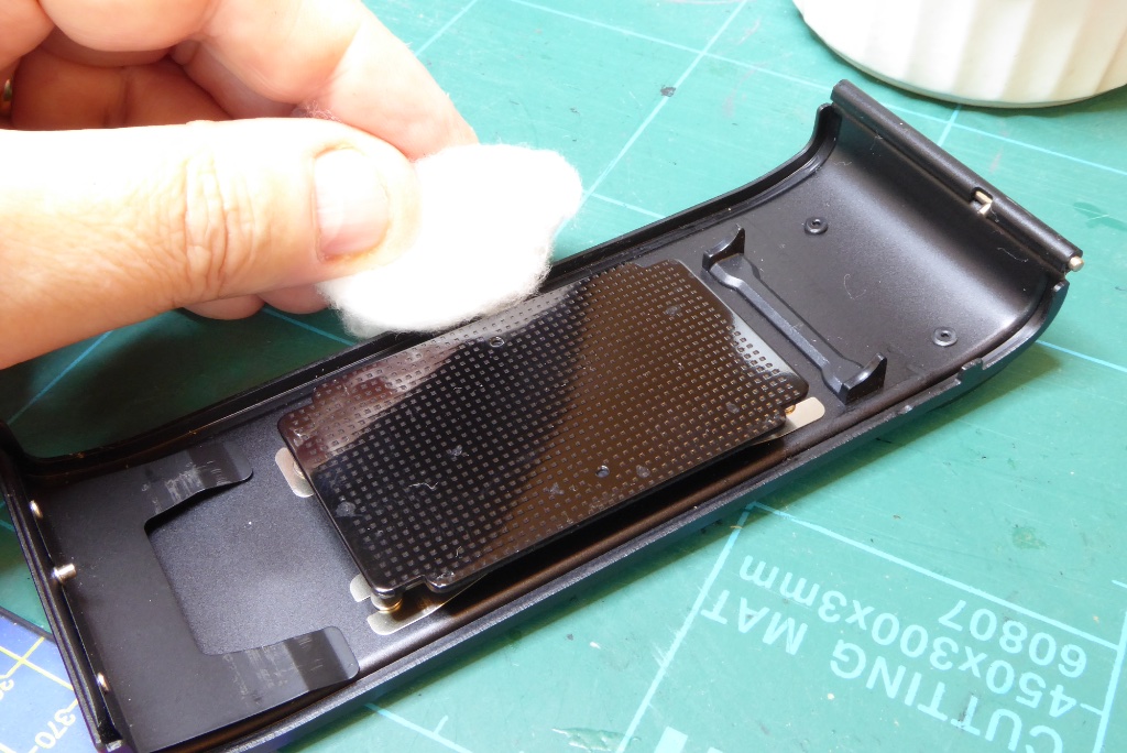 Cleaning a Back Plate