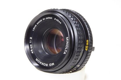 MD Rokkor 45mm f2 lens