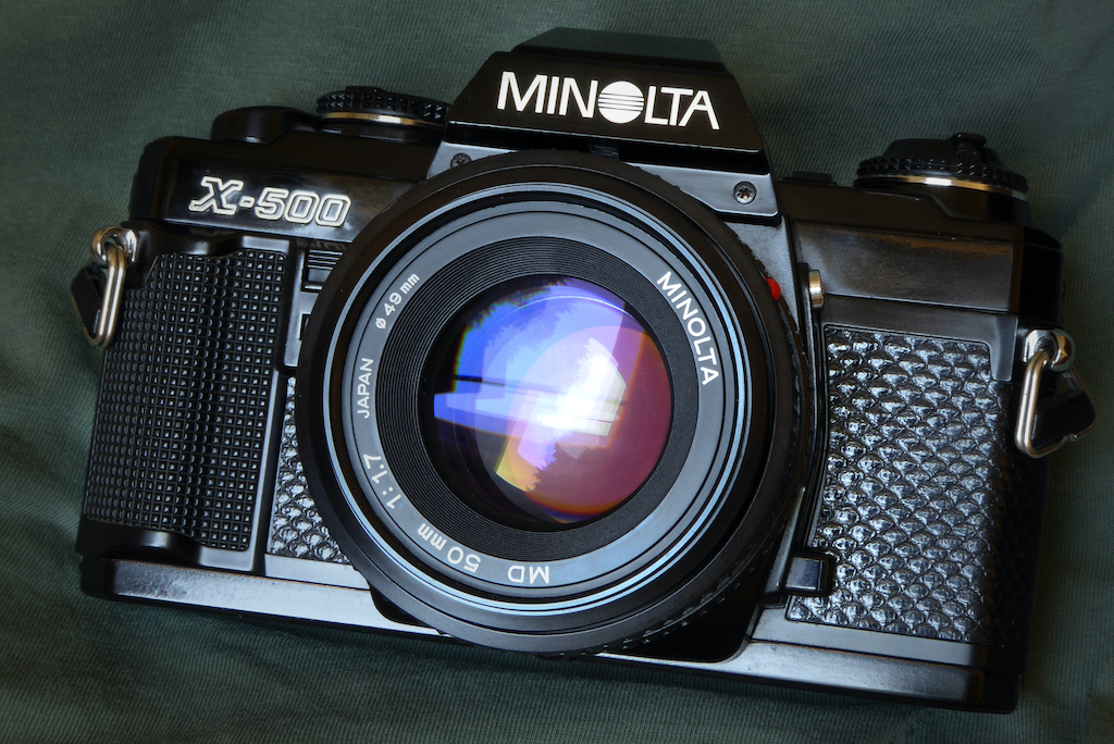 Minolta X-500 black finish