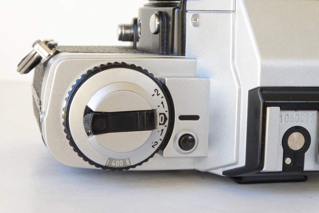 The XG-M Exposure compensation and ASA dial