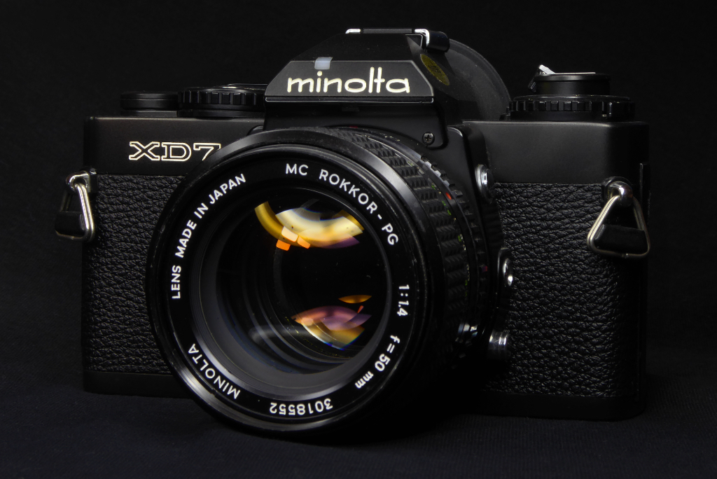 Minolta XD7 in black finish