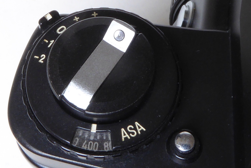 Minolta XD Series exposure compensation on the early model