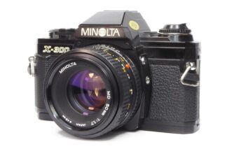 Minolta X-300 SLR Camera Black with 50mm f1.7 Lens
