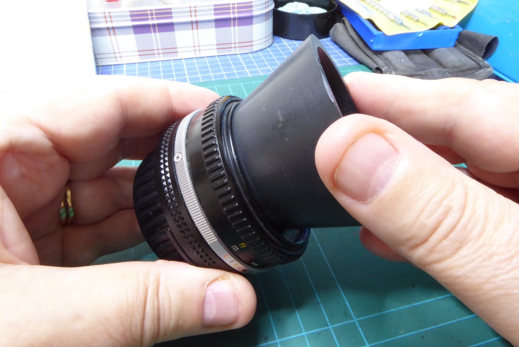 Nikon 50mm Repair Guide - Removing or replacing the beauty ring from a Nikon AiS