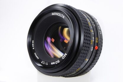 minolta 50mm f1.7 lens front