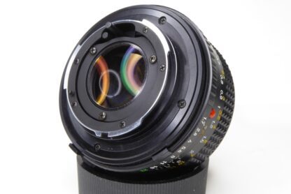 Minolta MD3 50mm f1.7 lens rear