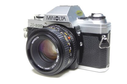Minolta X-300 SLR Camera 3/4 View