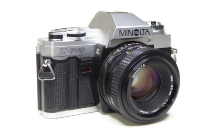 Minolta X-300 SLR Camera 3/4 View