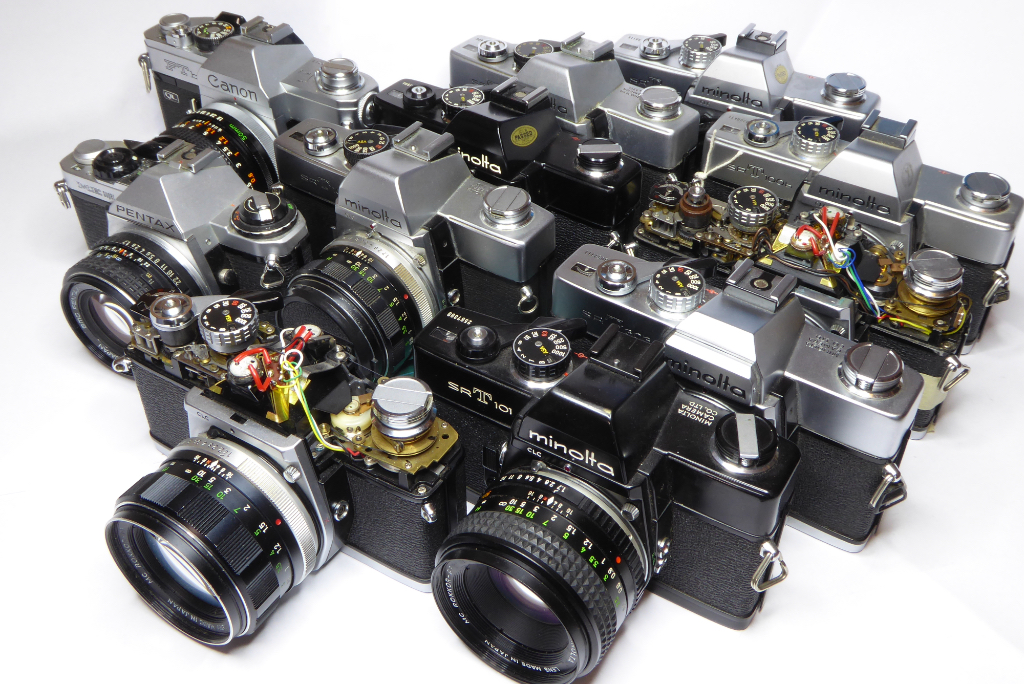 Lots of Film Cameras