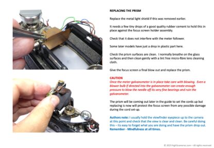 Minolta SRT-101 Service Guide