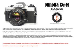Minolta XG-M Service Guide