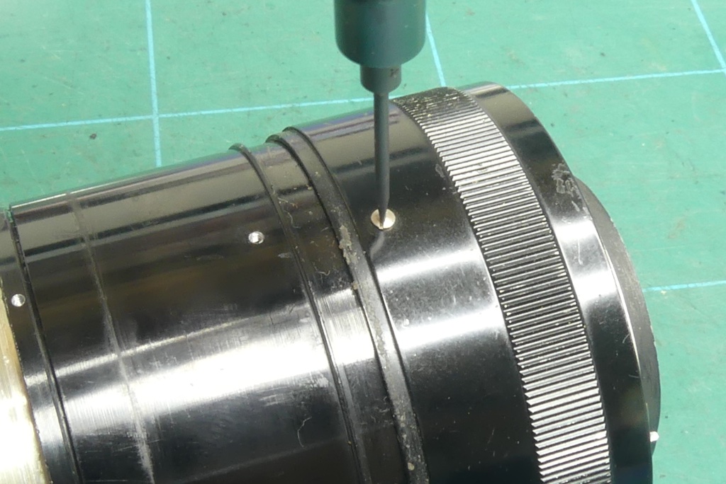 Replace the aperture ring screw