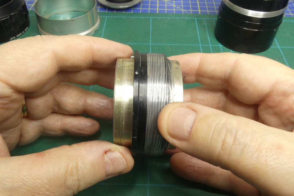 Nikon 135mm f3.5 Lens - Removing the inner helicoil
