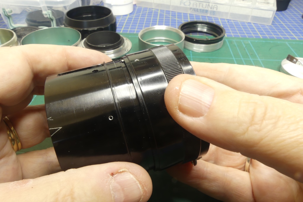 Replace the aperture ring