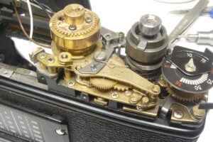 3359870 Restoration - slow speed escapement cleaned